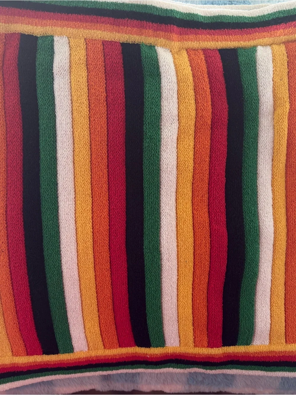 Casablanca Women’s Green & Multicolor Striped Zip-Up